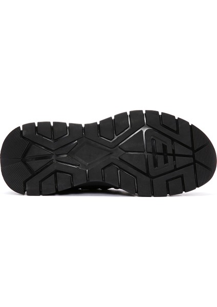 Zero Erkek Siyah Bağcıklı Kumaş Sneaker 25SFD69156F