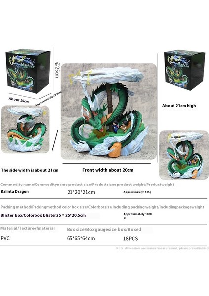 Yedi Dragon Ball Serisi Karakter Model Oyuncak Süsleri (Yurt Dışından)