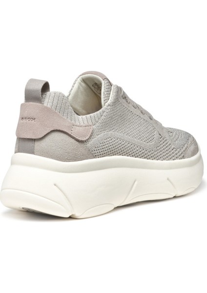 Kadın Gri D Nebula 2.0 x A - Knit.tex + Su Bağcıklı Kumaş Sneaker D55NHA09T22C5097