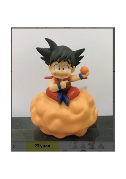 Seven Dragon Ball Anime Goku Vegeta Model Oyuncak Bebek (Yurt Dışından)
