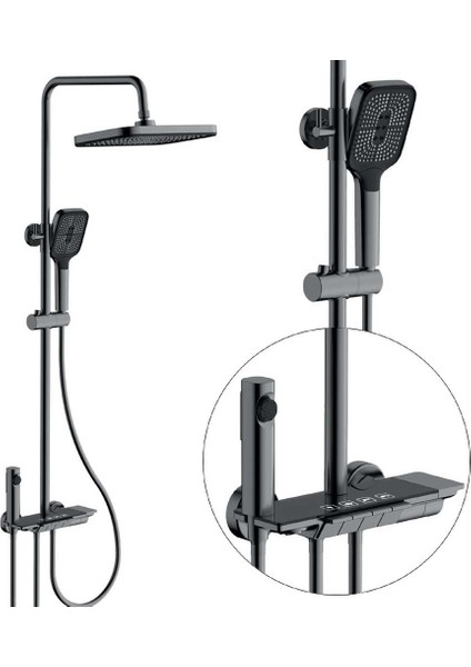 Calista Piano Tuşlu Duş Sistemi