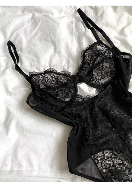 Balenli Dantel Bodysuit
