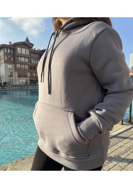 Kadın 3 Iplik Şardonlu Sweat
