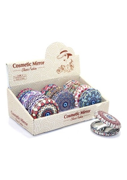 Yuvarlak Taşlı El Aynası