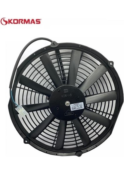 12V Fan Motoru Emici Aksiyel 12 " (Ince Motorlu) (Dış Çap 335 Mm)