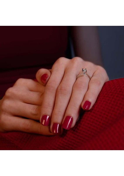 F Renk 0.25 Karat Pırlanta Tektaş Yüzük fırsatları