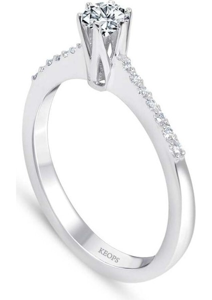 Toplam 0.34 Karat Pırlanta Tektaş Yüzük fiyatları