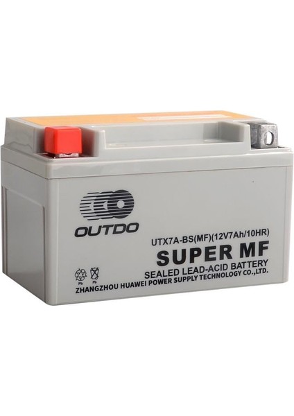 UTX7A-BS 12V 6AH Motosiklet Aküsü