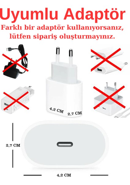 Apple iPhone 18W/20W Uyumlu Şarj Kılıfı, Şarj Kablosu Örme Aparatı, Kablo Koruyucu Aparatı, Toparlayıcı
