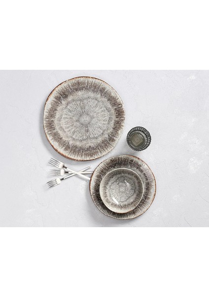 Stoneware Iris 12 Parça 4 Kişilik Yemek Takımı 04SWA000187