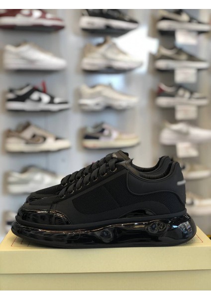 Şeffaf Taban Deri Klasik Unisex Ayakkabı Alexander Mcqueen Ithal