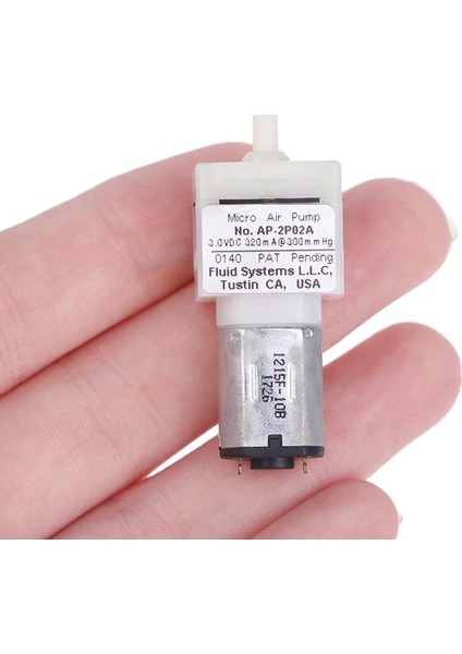 Micro Hava Pompası 3V 30KPA 0.3l/dakika Sessiz Mini Akvaryum Medikal Hava Tankı Gaz Oksijen Motor indirimleri