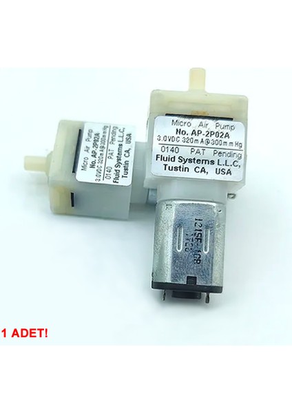 Micro Hava Pompası 3V 30KPA 0.3l/dakika Sessiz Mini Akvaryum Medikal Hava Tankı Gaz Oksijen Motor