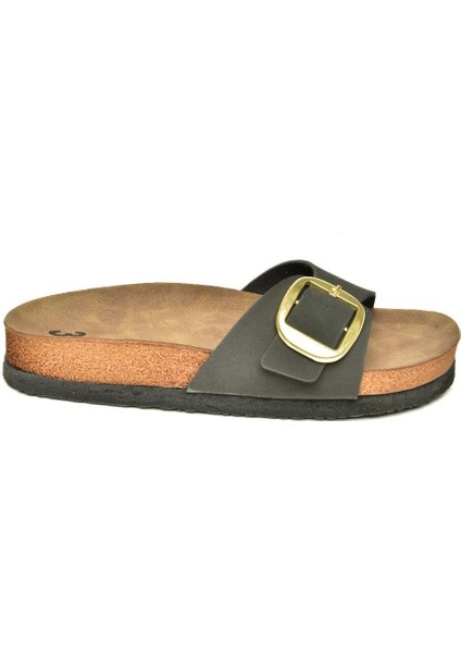 P777507202 Siyah Süet Günlük Kadın Terlik indirimleri