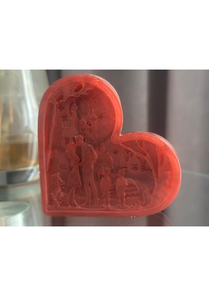 Kalpli Aile Dekorasyon Biblosu, Sevgililer Günü, Aşk, Birlik Beraberlik, Sonsuzluk, Cocuklarımız