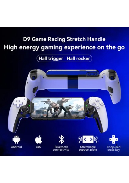 Telefon Switch Dönüştürücü Bluetooth Oyun Kolu Gamepad D9