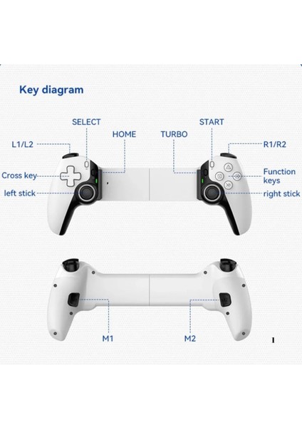 Telefon Switch Dönüştürücü Bluetooth Oyun Kolu Gamepad D9
