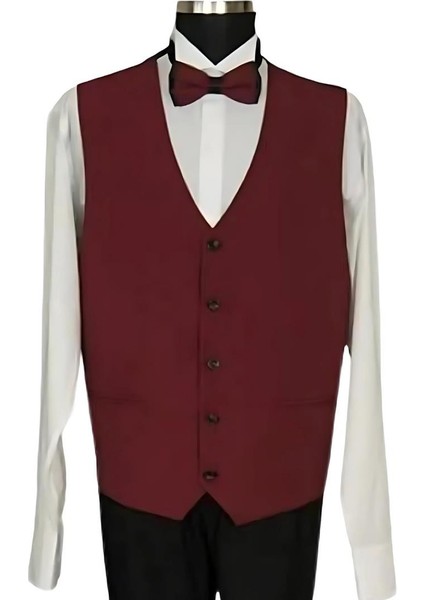 Garson Yelek Bordo