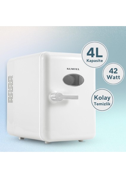 4L Beyaz Mini Buzdolabı HMFR-01