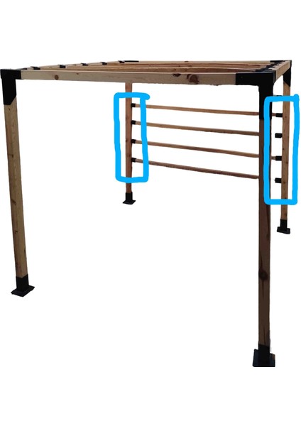 Mrc Takmatik Ahşap Kiriş Pergola Bahçe Duvar Yatay Tutucu Montaj Aparatı Bungalov Pergole Kamelya fiyatları