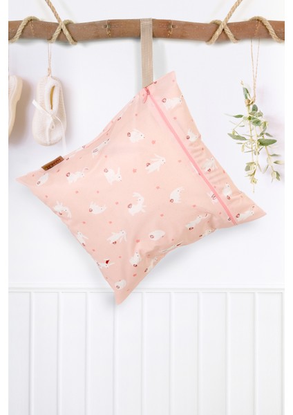 Baby Proof Kıyafet Çantası Mayo Islak Kuru Giysi Sıvı Geçirmez Kirli Temiz Çamaşır Torbası Pastel