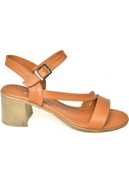P555452803 Taba Kalın Topuklu Kadın Sandalet indirimleri
