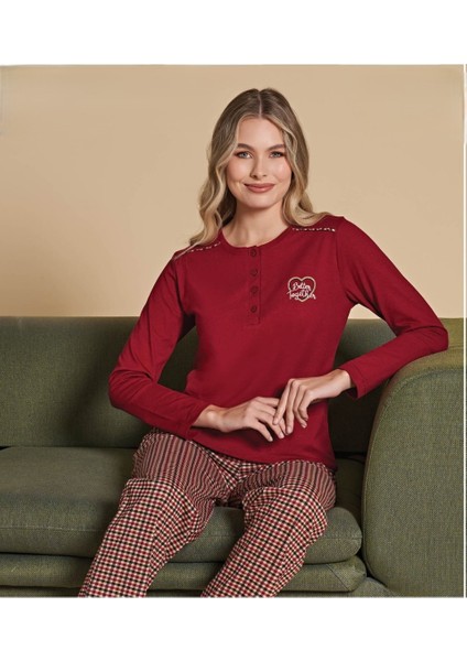 Kadın Uzun Kol Pijama Takımı