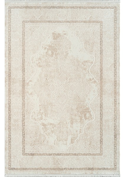 Momento ZV06A Krem Vizon Akrilik Yumuşak Dokulu Modern Halı Karademir Home
