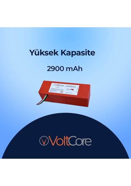 Robot Süpürge Bataryası 2900MAH (Yüksek Kapasite) Xiaomi Vacuum Mop 1c (STYTJ01ZHM) Uyumlu