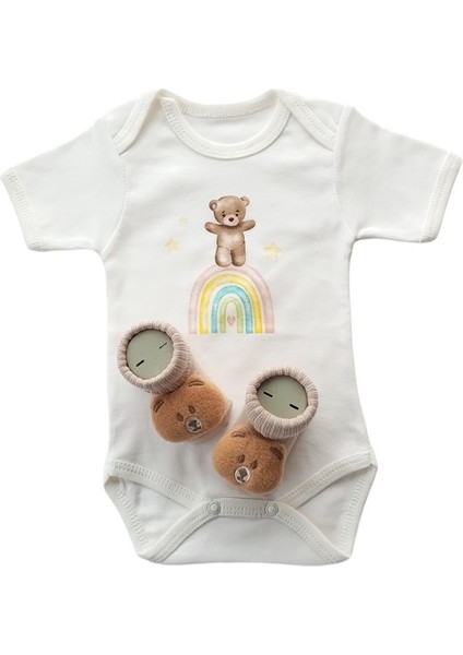 Hoşgeldin Bebek, Unisex, Yenidoğan Bebek Amigurumi Isimli Emzik Askısı Hediye Seti fırsatları