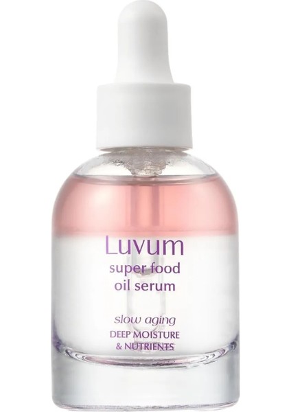 Anti Aging Süper Besin Kompleksi Içeren Cilt Bakım Serumu Luvum Superfood Oil Serum