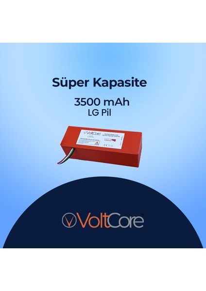 Robot Süpürge Bataryası 3500MAH (Süper Kapasite) Xiaomi Vacuum Mop 1c (STYTJ01ZHM) Uyumlu modelleri