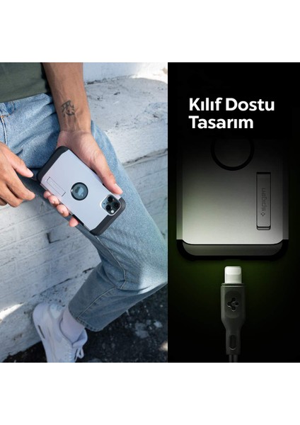 Essential USB-C to Lightning (1 Metre) Hızlı Şarj/Data Kablosu MFI Lisanslı (2 Adet) C10CL Black - 000CA27022