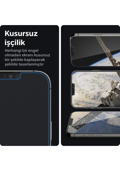iPhone 14 Plus / 13 Pro Max Cam Ekran Koruyucu Kolay Kurulum GLAS.tR EZ Fit Slim HD (2 Adet) - AGL03375