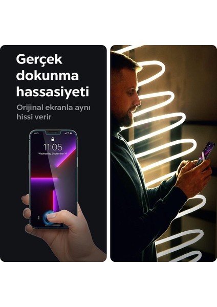 iPhone 14 Plus / 13 Pro Max Cam Ekran Koruyucu Kolay Kurulum GLAS.tR EZ Fit Slim HD (2 Adet) - AGL03375