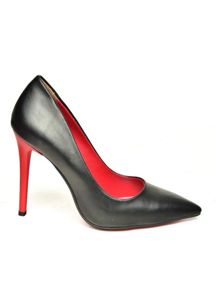 T676192009 Siyah/kırmızı İnce Topuklu Kadın Stiletto indirimleri