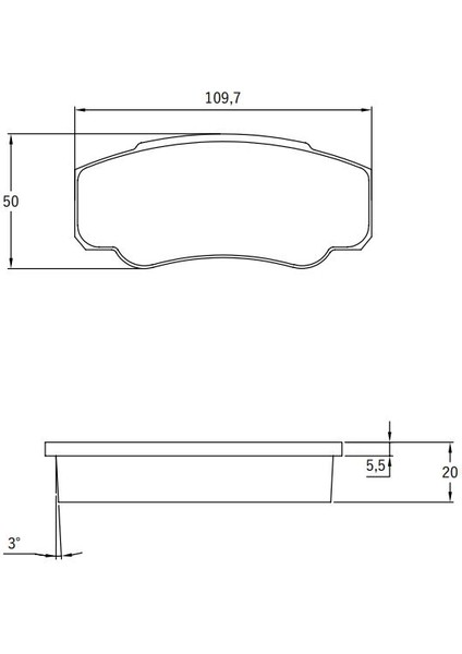 Fren Balata Arka Fıat Ducato (244) 2.8 Tdı 2002-2006/ Ducato 2.3 Jtd 2002-2006/ Ducato 2.8 D 2002-2006/ Peugeot Boxer Iı 2.0 Hdı 2002-2006/ Cıtroen Jumper Iı 2.8 Hdı 2002-2006