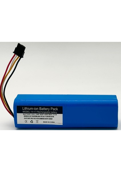Mop 2 Pro Plus 3D 5200 Mah Robot Süpürge Yanmaz Batarya – 14.4V Li-ion Güç Kaynağı | Geniş Alanlarda Etkili Temizlik!