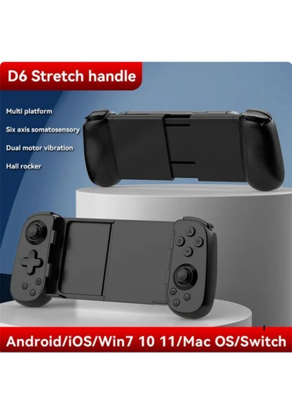 Telefon Tablet Switch Dönüştürücü Bluetooth Oyun Kolu Gamepad D6