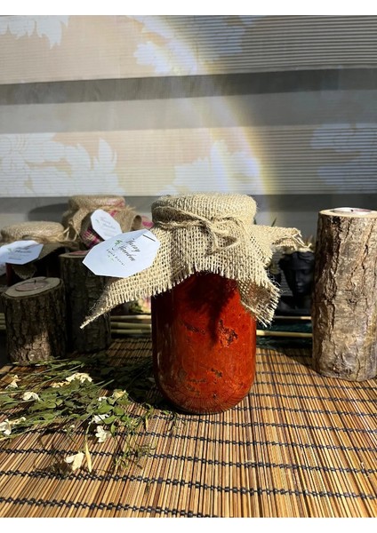1 kg Hatay Ev Yapımı Organik Katkısız Tatlı Biber Salçası - 1kg