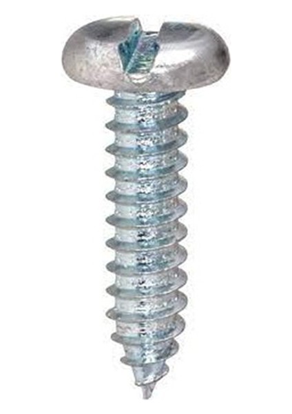 3.5X13 mm Silindir Düz Tornavida Başlı Sivri Uçlu Vida Ysb Sac Vidası -100 Adet