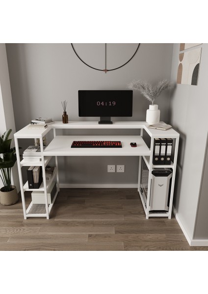 Vista Raflı Çalışma Masası