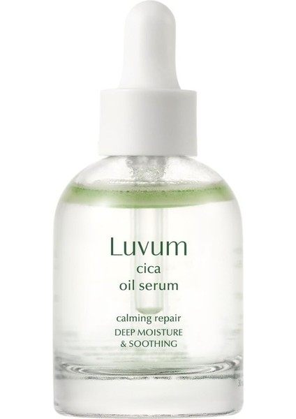Nemlendirici ve Yatıştırıcı Cica Yağı Içeren Yüz Serumu Luvum Cica Oil Serum indirimleri