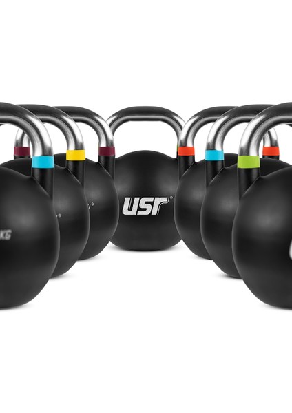 Priene KR210140B 140 kg Kettlebell-Raf Set