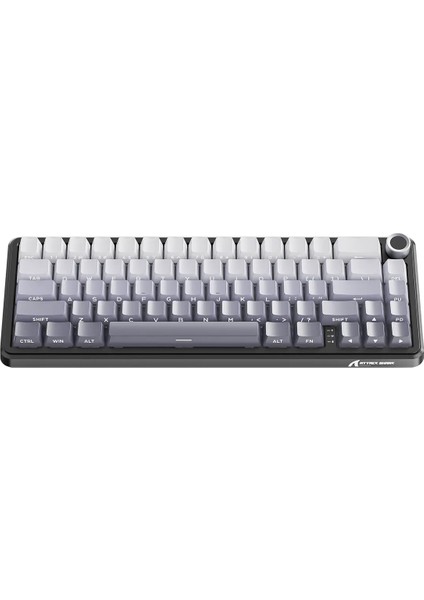 Attack Shark X66 Kablosuz Mekanik Klavye Side Printed Pbt Keycaps