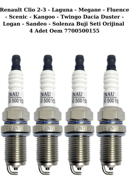 Renault Laguna 1 Buji Seti Mais 1995-2001