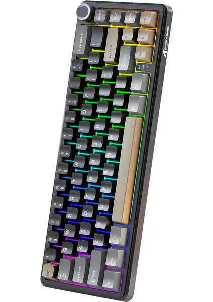 Attack Shark X66 Kablosuz Mekanik Klavye Side Printed Pbt Keycaps