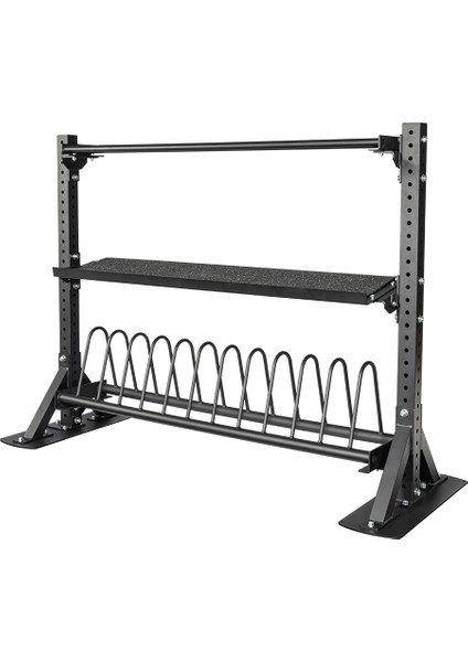 MILETOS-R30BHW 380 kg Bumper Plaka-Hex Dambıl-Wallball-Raf Set