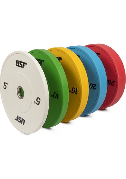 MILETOS-R30BHW 380 kg Bumper Plaka-Hex Dambıl-Wallball-Raf Set