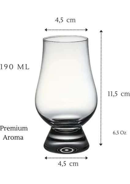 Lotus Viski Tadım Kadehi 190 ml 6,5 Oz Premium Aroma 1 Adet fiyatları